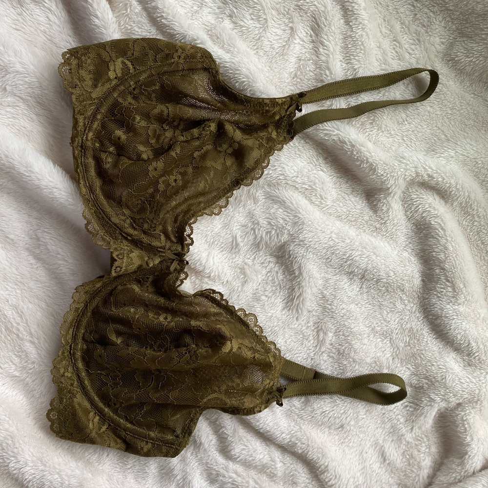 SAVAGE X FENTY Army Green 34DD wired bra